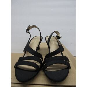 Like new Naturalizer Women's Taimi Strappy Heel Slingback Sandals Black, 8.5N US